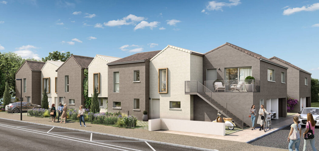 Programme immobilier neuf Quintessence -  Pessac : maisons et appartements neufs sécurisés proche du lycée (33600) - Référence : 12960