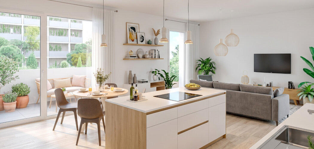 Programme immobilier neuf Les Terrasses de la Médoquine - Talence : Résidence studio–T4 avec cadre pavillonnaire et confort optimisé proche des commodités (33400) - Référence : 6908