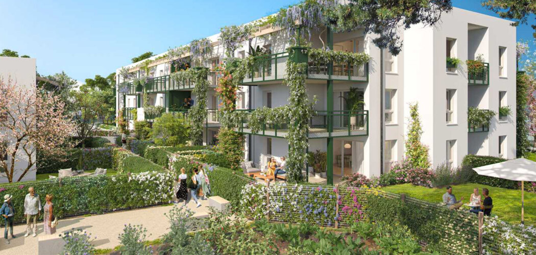 Programme immobilier neuf TOLENA - Toulenne appartements avec jardin près de Langon (33210) - Référence : 17411
