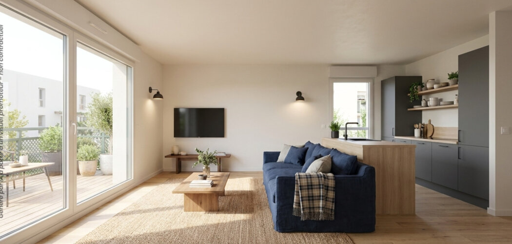 Programme immobilier neuf TOLENA - Toulenne : logements neufs sécurisés et verdoyants proche des transports (33210) - Référence : 14988