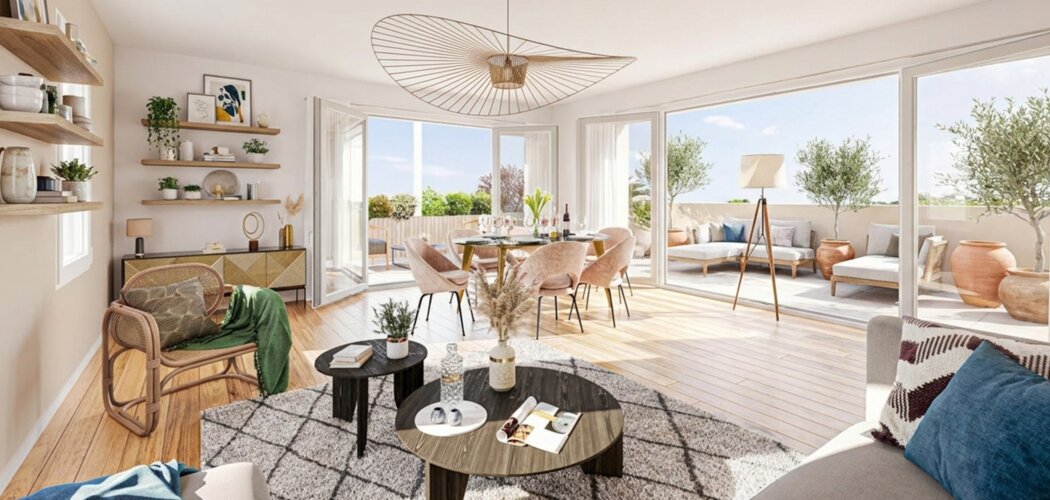 Programme immobilier neuf Le Clos des Sens - Villenave-d’Ornon cadre de vie vert et connecté à deux pas de Bordeaux (33140) - Référence : 15021