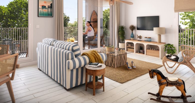 Achat / Vente immobilier neuf Biganos ZAC Nouvelle R à 15 min en voiture de la plage du Canal (33380) - Réf. 13503