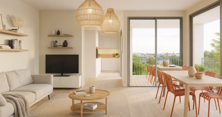 Achat / Vente immobilier neuf Bordeaux Caudéran à 500m de l'Eglise Saint Amand (33000) - Réf. 13684