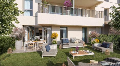 Programme immobilier neuf Résidence Le Coty - Ambarès-et-Lagrave : logements neufs du studio au T3 proche des transports (33440) - Référence : 15028