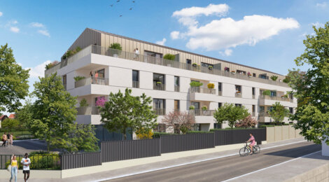 Programme immobilier neuf Résidence Le Coty - Ambarès-et-Lagrave : logements neufs du studio au T3 proche des transports (33440) - Référence : 15028