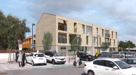 Programme immobilier neuf Boïos -  Biganos : logements neufs sécurisés et verdoyants proche des transports (33380) - Référence : 14912