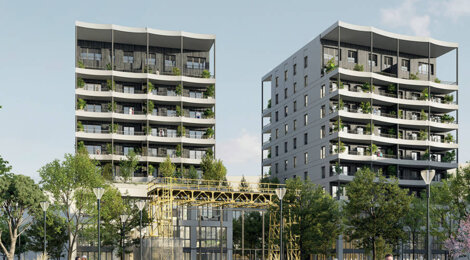 Programme immobilier neuf EXPLORE - Bordeaux Armagnac : Résidence T2–T5 avec cadre dynamique et confort optimisé proche des espaces verts (33000) - Référence : 14348