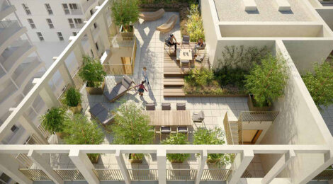 Programme immobilier neuf HEKA - Bordeaux : logements neufs intimistes et sécurisés à deux pas du Parc Armagnac (33000) - Référence : 7381