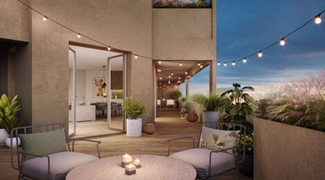 Programme immobilier neuf Estantat - BORDEAUX (33) - Bordeaux : logements neufs sécurisés et verdoyants proche des commodités (33000) - Référence : 16912