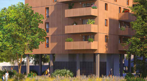 Programme immobilier neuf QUAI 54/56 ARTISANAT - Bordeaux proche quartier Brazza rive droite (33000) - Référence : 13963