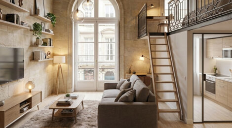 Programme immobilier neuf RUE SAINT JAMES - Bordeaux réhabilitation à quelques minutes à pied du tramway (33000) - Référence : 14000