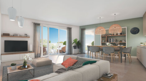 Programme immobilier neuf Brazza Lib - Bordeaux, résidence neuve et cadre résidentiel verdoyant en bord de Garonne (33000) - Référence : 15944