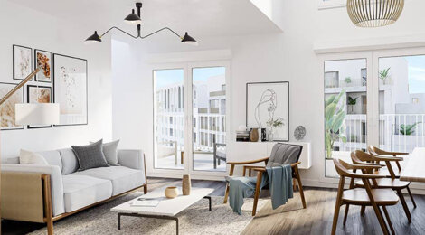 Programme immobilier neuf QUAI NEUF - OTAGO & CALLAO - Bordeaux : Résidence studio–T6 avec cadre contemporain et confort optimisé proche des transports (33000) - Référence : 14263