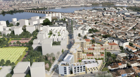 Programme immobilier neuf INOUI - Bordeaux : Résidence T3–T4 avec cadre contemporain et confort optimisé proche des transports (33000) - Référence : 14461