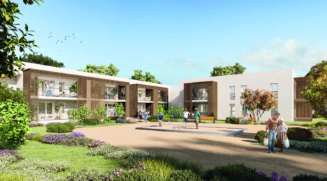Programme immobilier neuf LES VILLAGES D'OR DE CAMBLANES ET MEYNAC - Camblanes-et-Meynac : logements neufs sécurisés et verdoyants proche du centre-ville (33360) - Référence : 14928