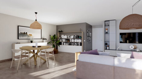 Programme immobilier neuf L'ÉCRIN BLANC - Carbon-Blanc : Résidence T2–T4 avec cadre naturel et confort optimisé proche des commodités (33560) - Référence : 14452
