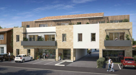 Programme immobilier neuf COEUR CARIGNAN - Carignan-de-Bordeaux : Résidence T1–T3 avec cadre verdoyant et confort optimisé proche des commodités (33360) - Référence : 4874