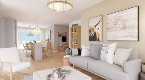 Programme immobilier neuf COEUR CARIGNAN - Carignan-de-Bordeaux : Résidence T1–T3 avec cadre verdoyant et confort optimisé proche des commodités (33360) - Référence : 4874