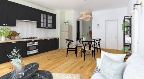 Programme immobilier neuf LES MAGNOLIAS - Cavignac : logements neufs et réhabilités en centre-ville, verdure et confort moderne (33620) - Référence : 15052
