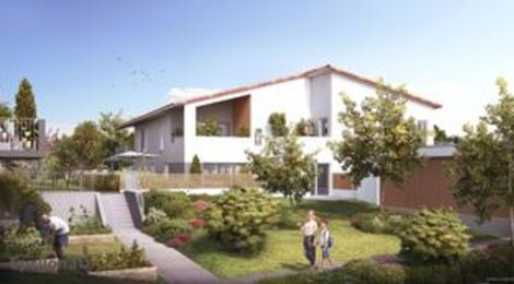 Programme immobilier neuf SAINTHESIA - Fargues-Saint-Hilaire : Résidence T2–T4 avec cadre verdoyant et confort optimisé proche des commodités (33370) - Référence : 7004
