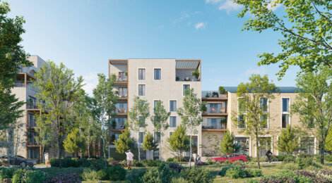 Programme immobilier neuf PAULETTE ET LULU ILOT 3/4/5 - Floirac : Résidence studio–T5 avec cadre naturel et confort optimisé proche des commodités (33270) - Référence : 14406