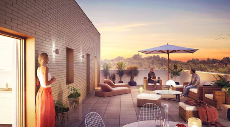 Programme immobilier neuf PASEO - Floirac : Résidence studio–T5 avec cadre verdoyant et confort optimisé proche des espaces naturels (33270) - Référence : 14309