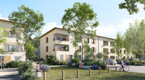 Programme immobilier neuf LES NOISETIERS - La Taillan-Médoc : logements neufs T2–T4 proche de Bordeaux (33320) - Référence : 9239