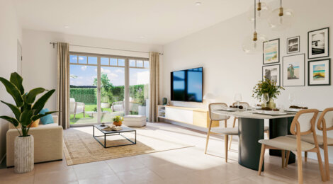Programme immobilier neuf Domaine d'Hestia - LANTON (33) - Lanton maisons duplex à proximité de la plage Suzette (33138) - Référence : 15039