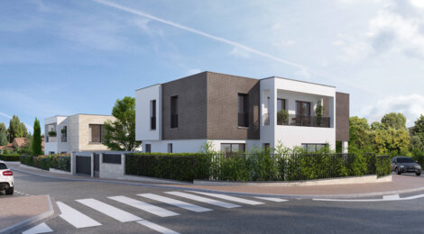 Programme immobilier neuf Villa Lumière -  Le Bouscat : logements neufs sécurisés et verdoyants avec piscine privée (33110) - Référence : 8040