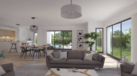 Programme immobilier neuf Villa Lumière -  Le Bouscat : logements neufs sécurisés et verdoyants avec piscine privée (33110) - Référence : 8040
