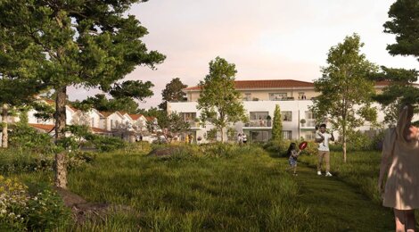 Programme immobilier neuf Les Jardins de Braude - Le Taillan-Médoc aux portes  de Bordeaux (33320) - Référence : 17299