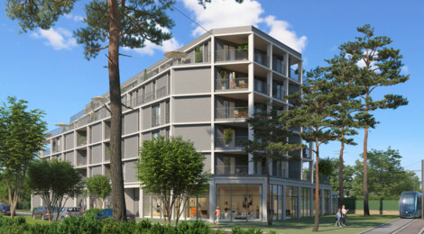 Programme immobilier neuf EUPHORBIA - Mérignac au sein du quartier du Parc Mirepin (33700) - Référence : 15049