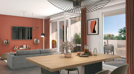 Programme immobilier neuf Lucci -  Mérignac : logements neufs sécurisés et verdoyants proche des transports (33700) - Référence : 15045