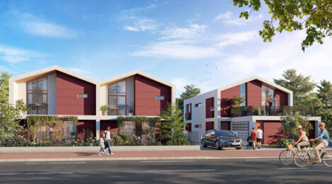 Programme immobilier neuf Bloom Parc - MÉRIGNAC (33) - Maisons - Mérignac : Résidence T3–T5 avec cadre naturel et confort optimisé proche des commodités (33700) - Référence : 14470