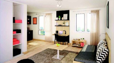 Programme immobilier neuf Résidence La Boëtie - Pessac : logements neufs sécurisés et verdoyants proche des commodités (33600) - Référence : 8171