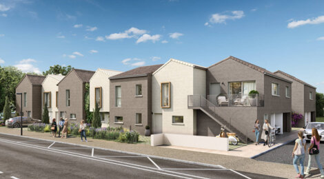 Programme immobilier neuf Quintessence -  Pessac : maisons et appartements neufs sécurisés proche du lycée (33600) - Référence : 12960