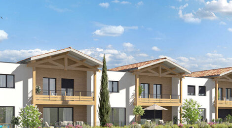 Programme immobilier neuf Le Patio de Nahla - Saint-Seurin-sur-l'Isle : Résidence T3–T4 avec cadre naturel et confort optimisé proche des commodités (33660) - Référence : 6247