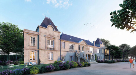 Programme immobilier neuf ABBAYE DE BONLIEU DF/PINEL MEL - Sainte-Eulalie : Résidence studio–T4 avec cadre historique et confort moderne proche des transports (33560) - Référence : 14212