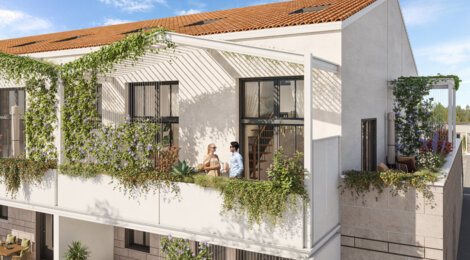 Programme immobilier neuf L'Admiral - TALENCE (33) - Appartements - Talence : Résidence T3–T5 avec cadre arboré et confort optimisé proche des transports (33400) - Référence : 14487