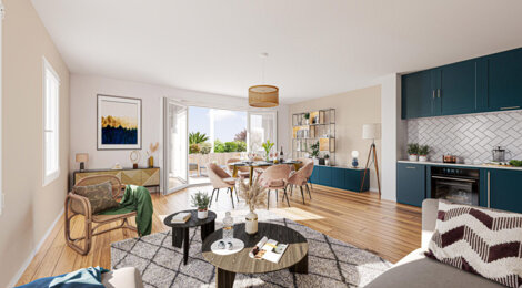 Programme immobilier neuf Le Clos des Sens - Villenave-d’Ornon cadre de vie vert et connecté à deux pas de Bordeaux (33140) - Référence : 15021