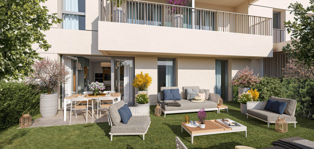Programme immobilier neuf Résidence Le Coty - Ambarès-et-Lagrave : logements neufs du studio au T3 proche des transports (33440) - Référence : 15028