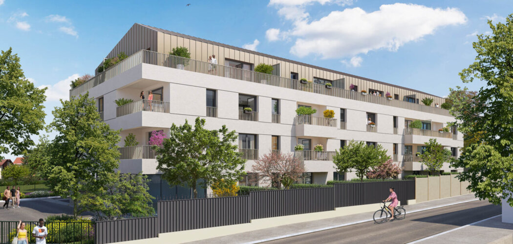 Programme immobilier neuf Résidence Le Coty - Ambarès-et-Lagrave : logements neufs du studio au T3 proche des transports (33440) - Référence : 15028