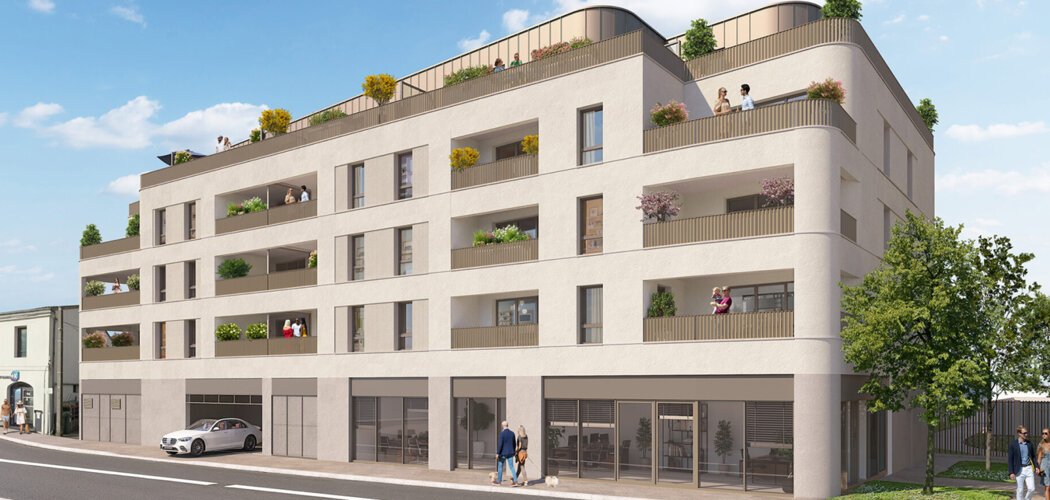 Programme immobilier neuf Les Terrasses de la Victoire - Ambarès-et-Lagrave proche gare à 15 min de Bordeaux en train (33440) - Référence : 14042