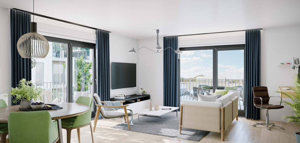 Programme immobilier neuf HABITER EST UNE ECHAPPEE BELLE - Bordeaux appartements avec terrasse au cœur de Brazza (33000) - Référence : 18106