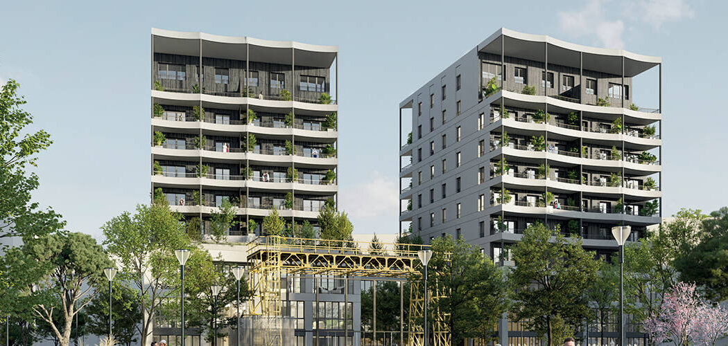 Programme immobilier neuf EXPLORE - Bordeaux Armagnac : Résidence T2–T5 avec cadre dynamique et confort optimisé proche des espaces verts (33000) - Référence : 14348