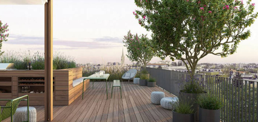 Programme immobilier neuf SKYLINE - Bordeaux Caudéran à deux pas de l’église Saint-Amand (33000) - Référence : 14947