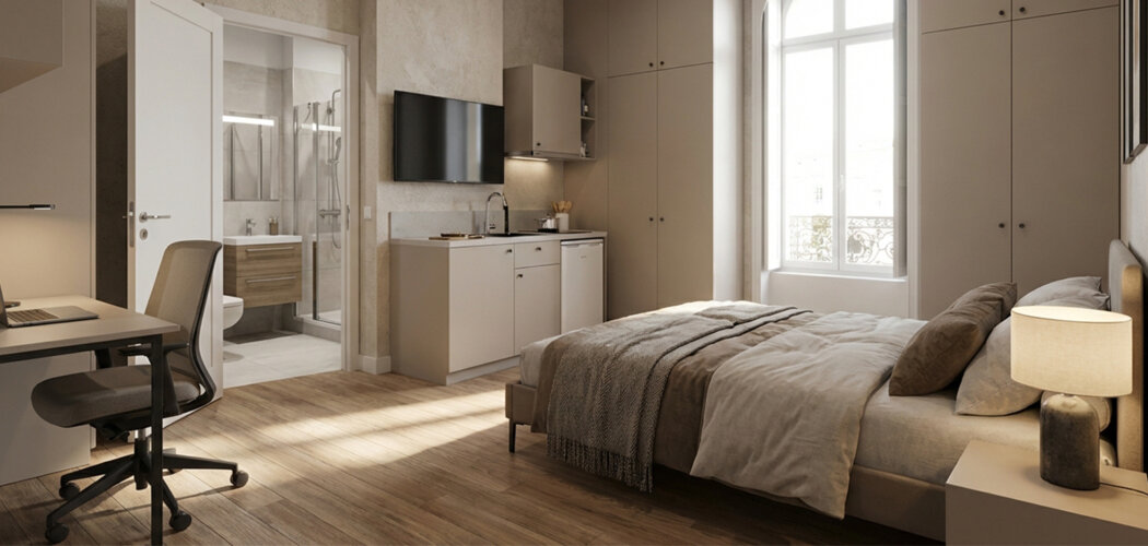 Programme immobilier neuf RUE DE TIVOLI - Bordeaux centre proche Tram D réhabilitation studio (33000) - Référence : 14044