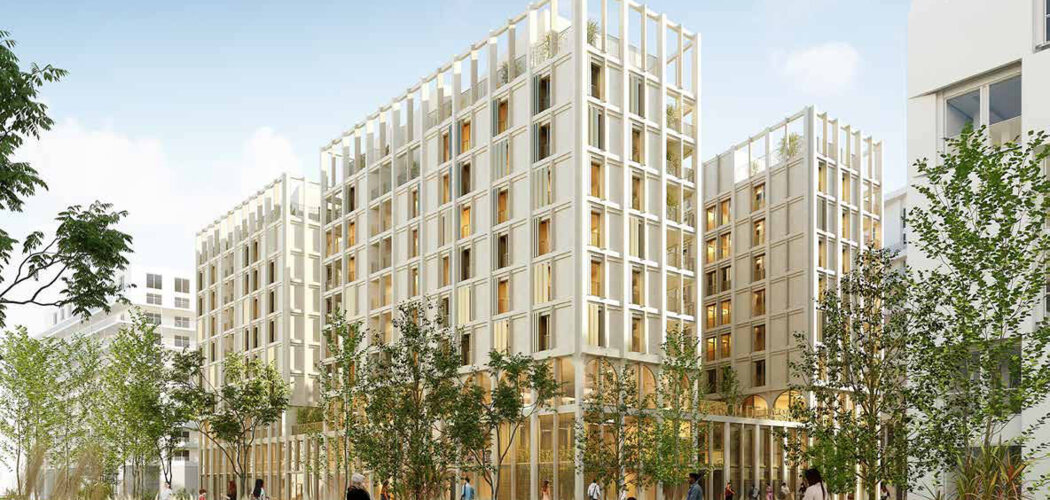Programme immobilier neuf HEKA - Bordeaux : logements neufs intimistes et sécurisés à deux pas du Parc Armagnac (33000) - Référence : 7381