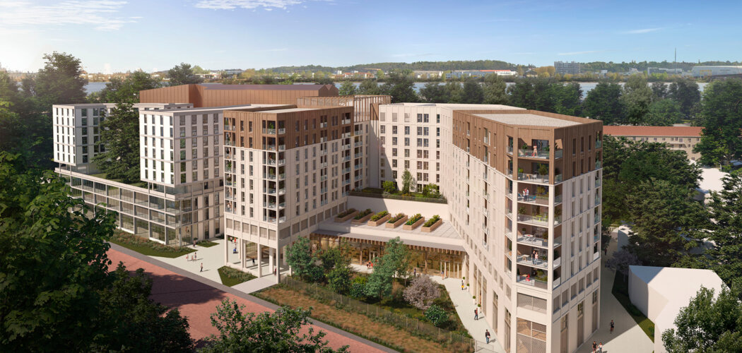 Programme immobilier neuf Pulsation - Bordeaux : logements neufs T2–T5 proche du tramway Carle Vernet (33000) - Référence : 14933