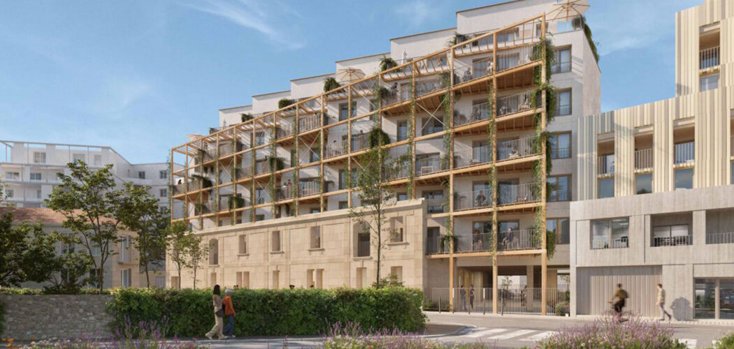 Programme immobilier neuf HORIA - Bordeaux quartier Belcier Saint-Jean dans un cadre résidentiel (33000) - Référence : 17160
